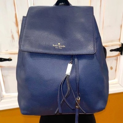 Kate Spade Wilder Grey Street Large Pebble Backpack