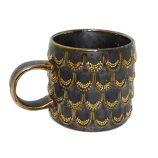Starbucks Mug Mermaid 3D Gold Scales Coffee Cup 2015 oz