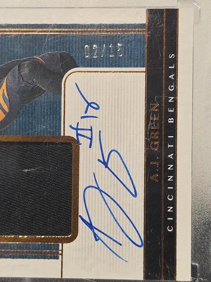 Panini One A.J. 2019 Parche Verde Automático Bronce/15 #68 Sellado 🔥🔥 Foto 4 de 4