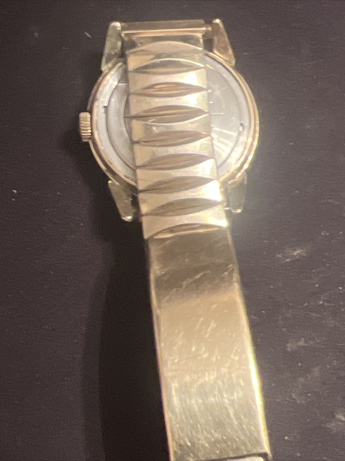 Rare Warden Vintage WALTHAM 21 Jewel Gold Plated Wrist Watch Hidden