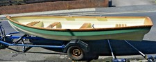 15ft clinker,skff,rowing boat,fishing boat,tender,Ragatta boat,100% handmade UK 