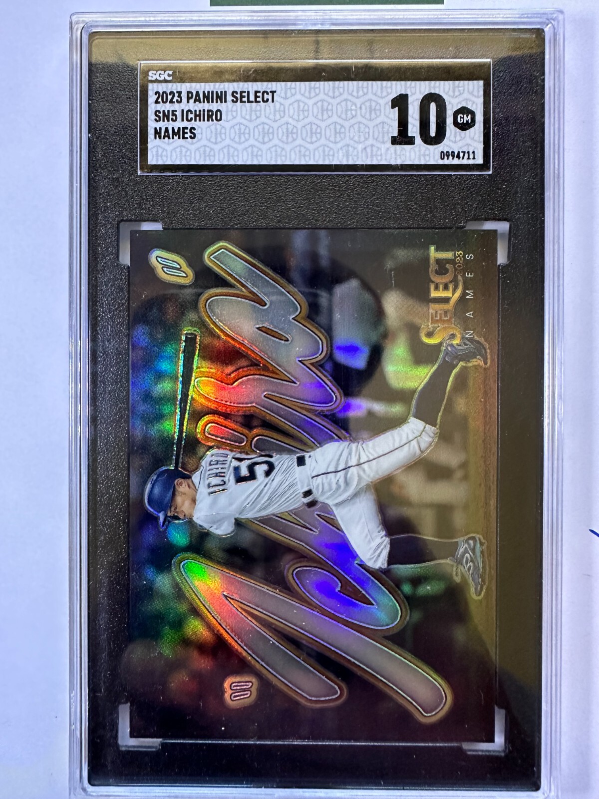 2023 Panini Select Baseball Ichiro Select Names SSP Case Hit Mariners #SN-5