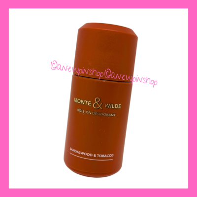 M&S Men Deodorant Monte & Wilde Sandalwood & Tobacco Roll On 50ml x1 Marks 