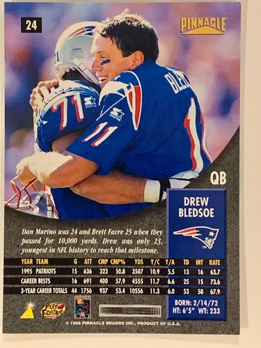 1996 Pinnacle NFL Trading Cards. You Pick em to complete your set! - Picture 50 of 368