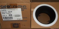 Thomas Capri Lighting Lot Of 6 Black Baffles 6 Recessed Rm30 White Trim Thomas Capri Lighting Lot Of 6 Black Baffles 6 Recessed Rm30 White Trim
