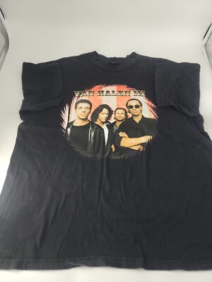98年VAN HALENエディヴァンヘイレン フォトTシャツ　バンt Vintage Van Halen III 1998 World Tour Concert T-Shirt Men XL