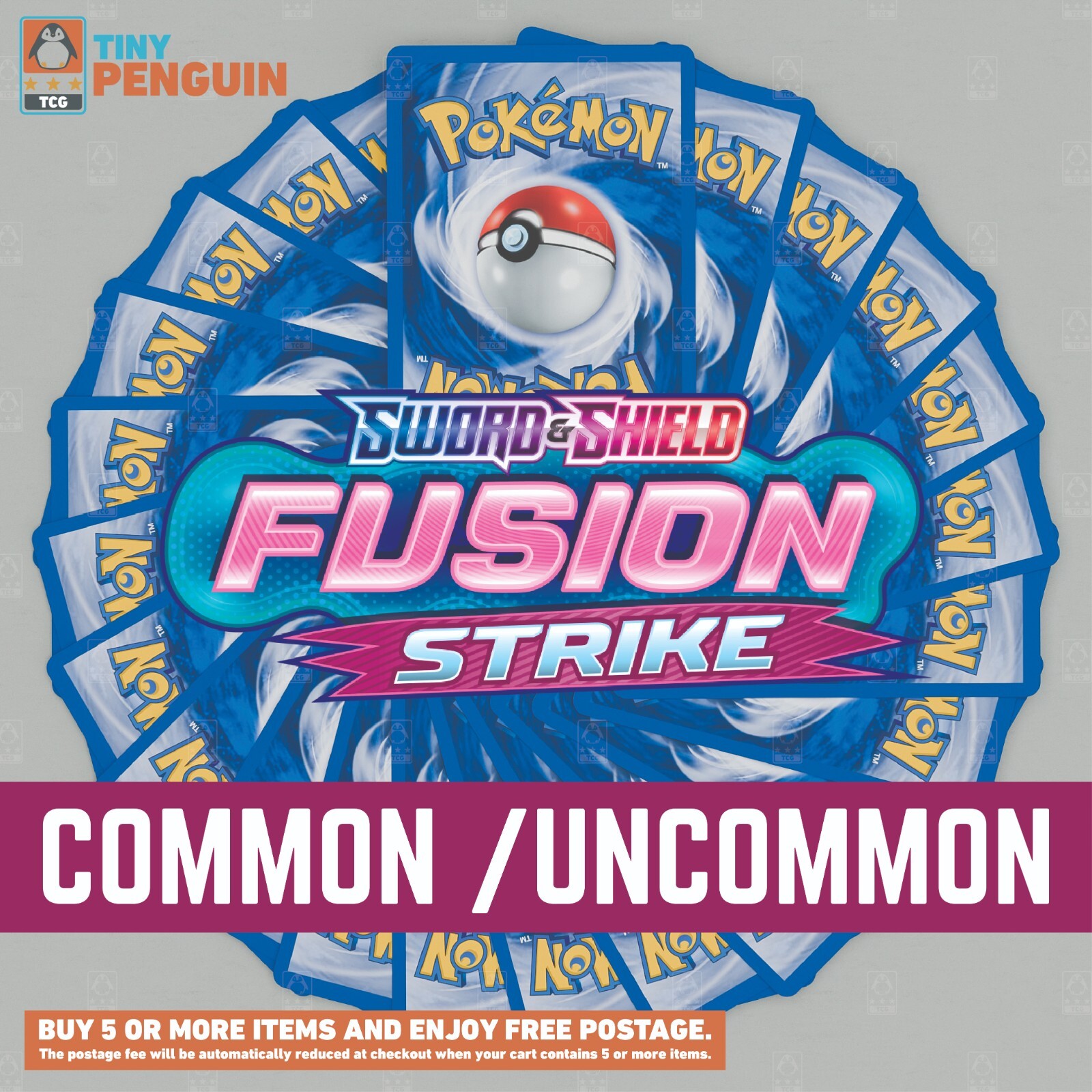 Pokémon Fusion Strike - Common / Uncommon - Individual cards - English Version