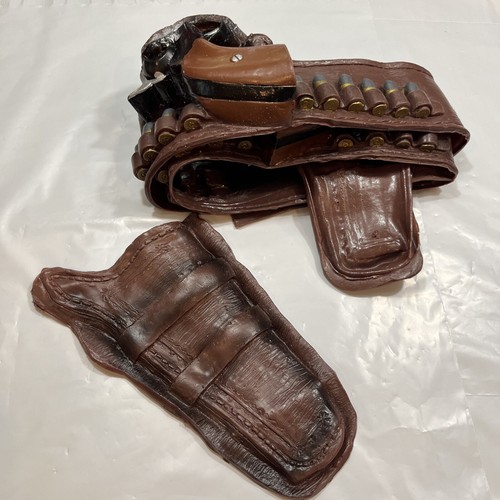 XL Brown VEST Gun BELT holster 8869 Jonah Hex Cowboy Gunslinger Western SET OF 2 - Picture 18 of 18