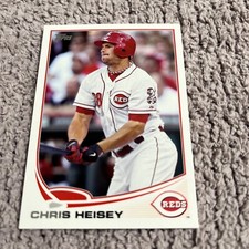 2013 Topps Series 1 Cincinnati Reds Baseball Card #195 Chris Heisey