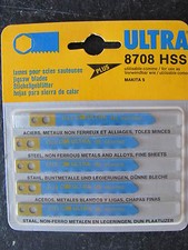 ULTRA 5 Pack Jigsaw Blades New 8708 HSS