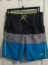 Gerry Swim Trunks Boys Large 14-16 Board Shorts Drawstring Very Good Condition