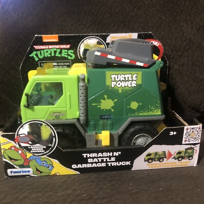 Turtle Power Thrash N Battle Garbage Truck NIB Teenage Mutant Ninja Turtles 