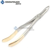 Stainless Root Tip Dental Extracting Extraction Forceps Curved 44