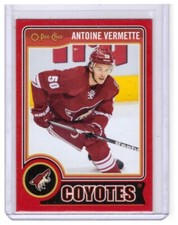 Antoine Vermette 2014-15 O-Pee-Chee Red Parallel Card #89