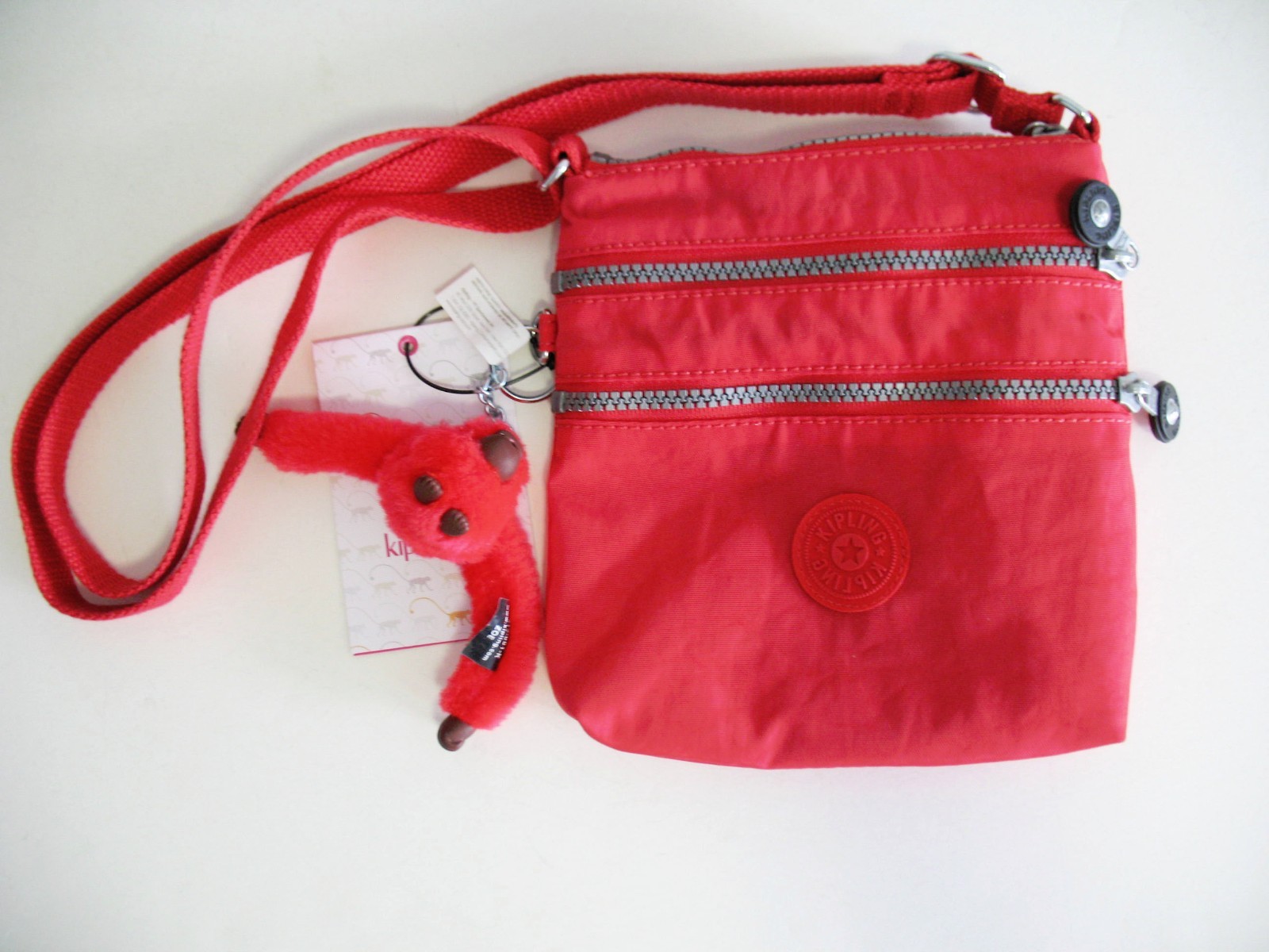 Kipling Alvar XS Crossbody Mini Bag Cardinal Red AC7098 - NWT