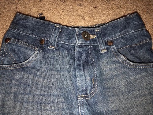 •Wrangler Kid's 100% Cotton Mid Rise Relaxed Boot Size 10 Slim - Picture 4 of 7