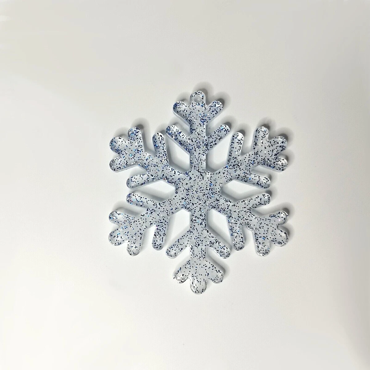 AIWENXI Ciondolo A Fiocco Di Neve In Acciaio Inox - Gioiello Commemorativo Per Ceneri Con Catena 55 Cm - 2