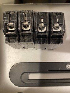 Lot Of 2 GENERAL ELECTRIC CIRCUIT BREAKER 2 POLE THQL21125 | eBay