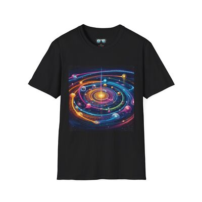 Cosmic Map Unisex T-Shirt, Space Star Galaxy Print Tee, Astronomy Gift,