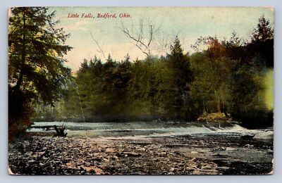 K3/ Bedford Ohio Postcard c1910 Little Falls  River  334