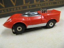 Aurora Vintage HO 1963 1969 Red Chaparral GT, C, Thunderjet 500