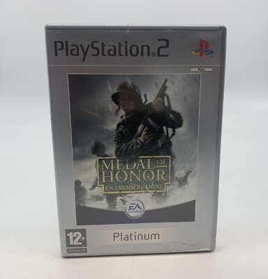Medal Of Honor Ex Premiere Ligne Platinum Sony Playstation 2 Ps2 In French