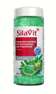 SilaVit Entspannungsbad Eukalyptus, Badesalz, Badekristalle 600 g, NEU