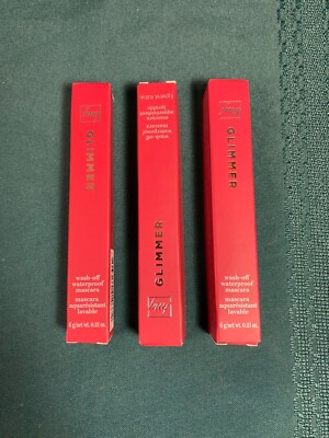 LOT OF 3 - Avon fmg Gimmer WASH OFF WATERPROOF Mascara BLACK New Stock in a Box