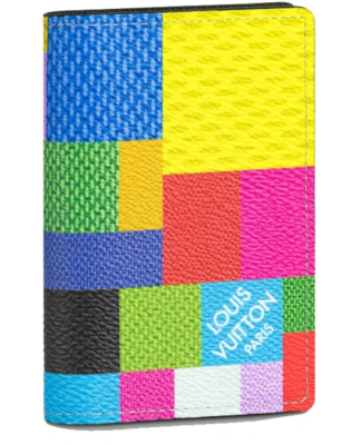 Louis Vuitton 3D Damier Graphite Lego Multicolor Logo Pocket