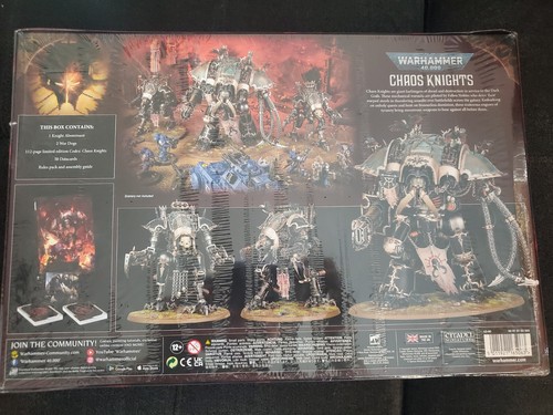 Warhammer 40k Chaos Space Marines Knights Army Box Sealed - Picture 3 of 3