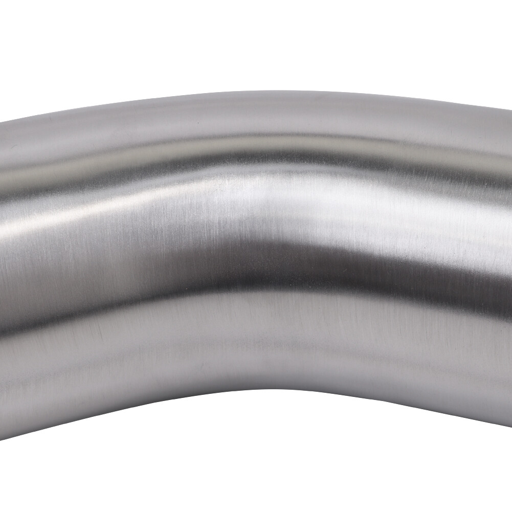 4 In Intercooler Pipe 45 Degree 76mm (3") Aluminum Intercooler Pipe - 30cm Long, Silver, Universal Fit Performance Aluminum Piping Kit - Foto 10