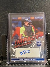 Logan Tanner 2023 Elite Extra Impact Impressions Auto - Reds