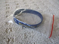 University of Michigan Wolverines Golden Key Rubber Wrist Band