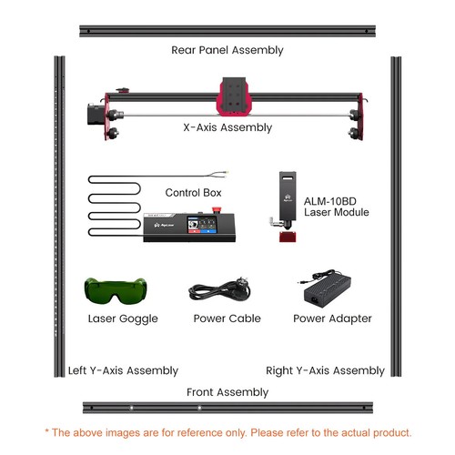 ALgolaser DIY KIT MK2 10W Laser Engraver 400*435mm Engraving Cutting Machine DE - Bild 5 von 12