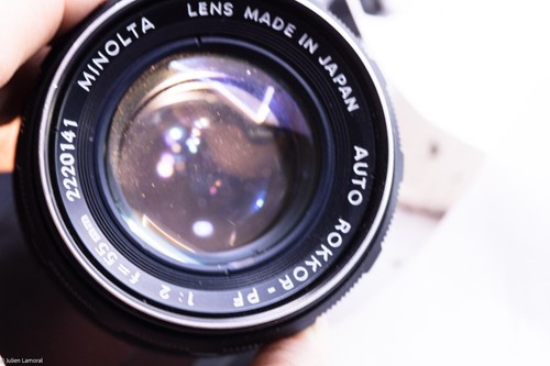 minolta SR-2 with auto rokkor-PF 55mm F2 DEFECT c1a - Photo 10 sur 11