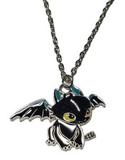 How To Train Your Dragon Toothless Night Fury Enamel Metal Pendant Necklace
