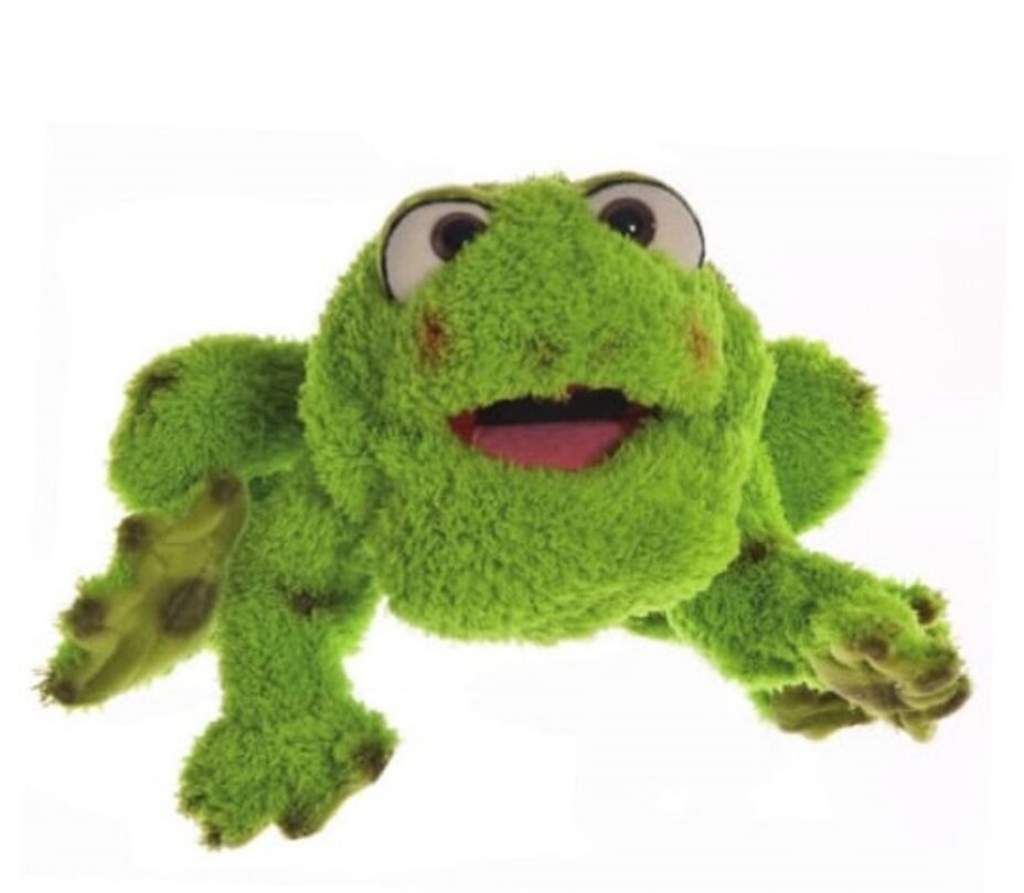 Living Puppets Hand Puppet Hand Play Animals Rolf the Frog 35cm