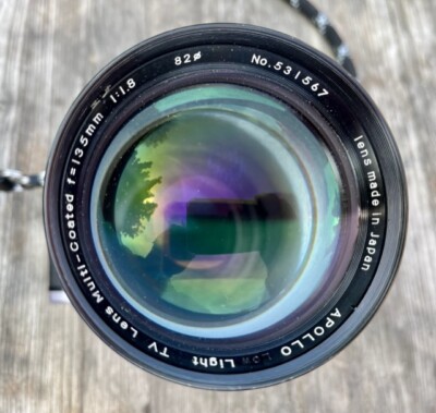 M42 Lichtriese - Apollo TV Light 1,8/135mm MC Objektiv lens - Sehr schönes Bokeh