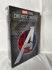 Marvel Studios Cinematic Universe 24-Movie Collection (DVD, 13-Disc Box Set) New