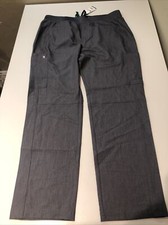 FIGS Axim Cargo Scrub Pants for Men Classic Fit, Straight Leg Grey Size 2XL