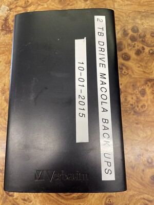 Verbatim Model # SNS2TB Store N Save 2 TB - NO CABLE - ***FREE SHIPPING***