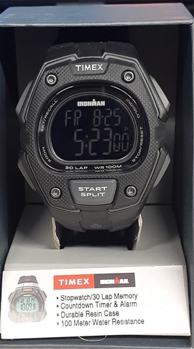 TIMEX IRONMAN CLASSIC 30 OVERSIZED BLACK MEN'S - 第 3/6 張圖片