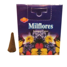 Millflores, SAC (Sandesh) Cone Incense From India, 20 Cone Bundle