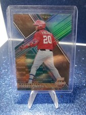 2019 Elite Extra Edition ISRAEL PINEDA EMERALD STATUS DIE-CUT RC! #'d /25  