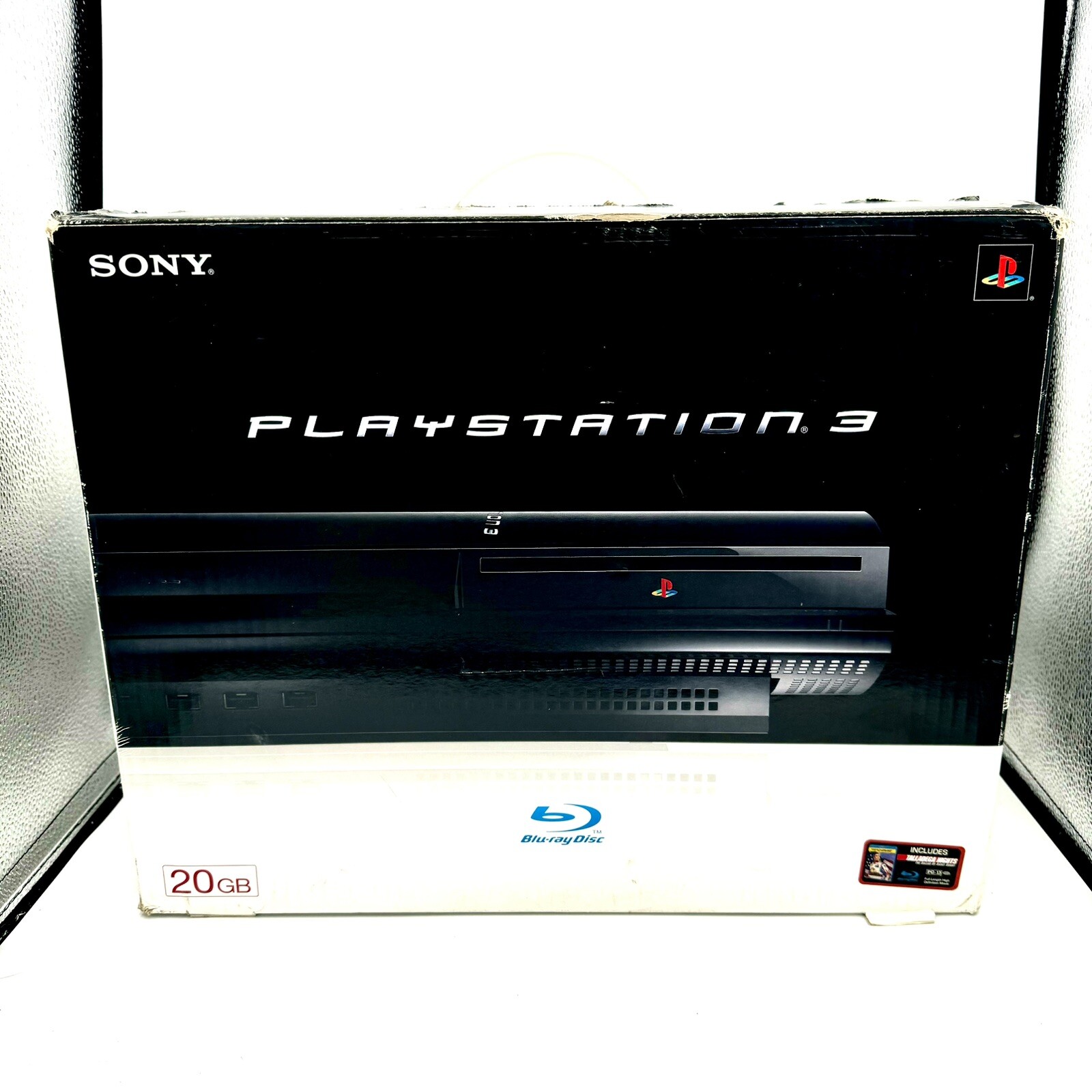 Sony PlayStation 3 PS3 CECHB01 PS2 Compatible 20 GB Black Box Only eBay