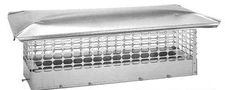 bolt-down Cap 8 x 28 Inch Stainless Steel Double Flue Chimney Cap