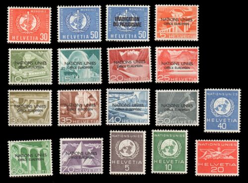 SWITZERLAND Helvetia 1960s Mostly MNH Stamps, tête-bêche Pairs & Blocks CV$125+ - Picture 3 of 9