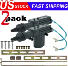 2PCS Universal 2 Wires 12V Car Auto Motor Heavy Duty Power Door Lock Actuator