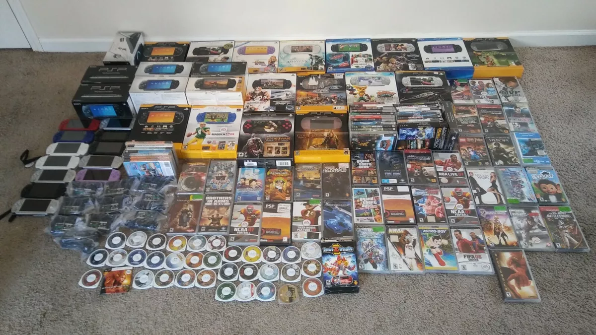 Collection of Small Size PSP Games, Save Memory!