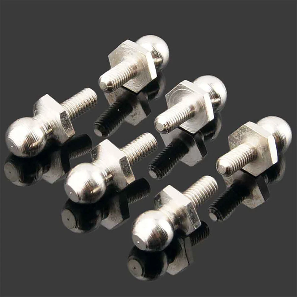 6pcs New Ball Screw Ballscrew Spare Parts for 1:10 RC Car HSP 02038 - Image 2 of 4